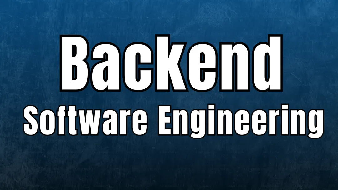 Backend Software Engineering